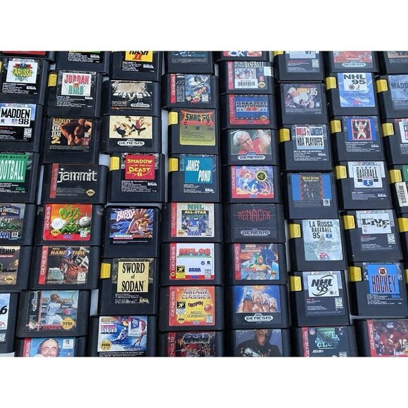 Lot of 75+ Vintage Sega Genesis Video Games Bundle - Batman Forever, The Ooze - Picture 10 of 11